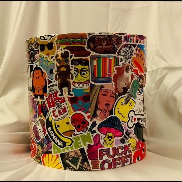 MARSHMELLO -CUSTOM MADE GRAFFITI MARSHMELLO HELMET - Picture 7 of 10